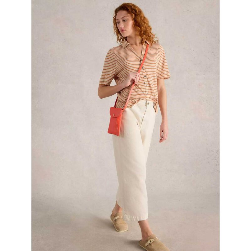 White Stuff Coco Leather Phone Bag image number 1